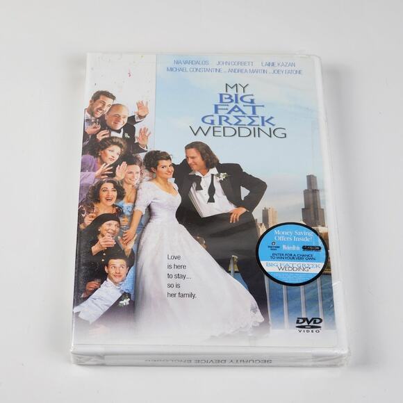 My Big Fat Greek Wedding (2002 Factory Sealed) Comedy Movie DVD - Picture 1 of 6